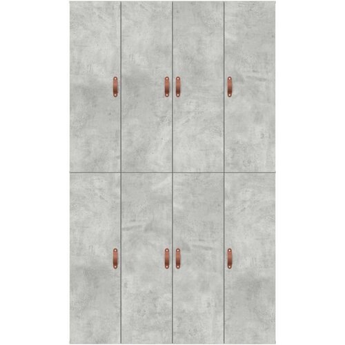  Okvir kreveta za pohranu Beton sivi 120x190 cm Slike