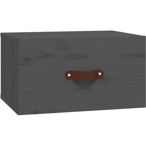 VidaXL Zidni noćni ormarić sivi 40 x 29,5 x 22 cm Slike