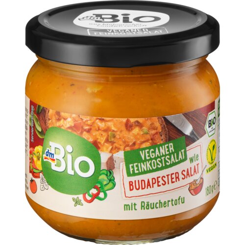 dmBio Veganska budimpeštanska salata - sa dimljenim tofuom 180 g Slike