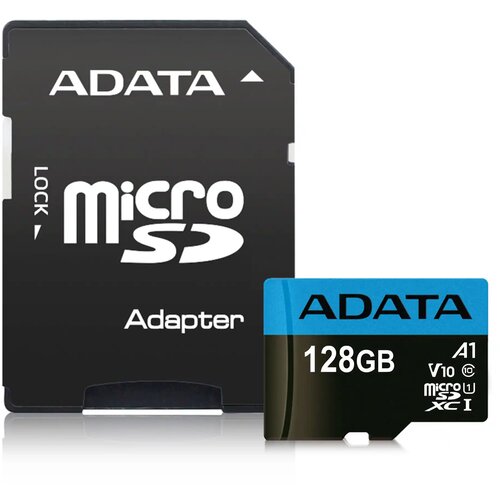 Adata UHS-I MicroSDXC 128GB class 10 + adapter AUSDX128GUICL10A1-RA1 memorijska kartica Cene