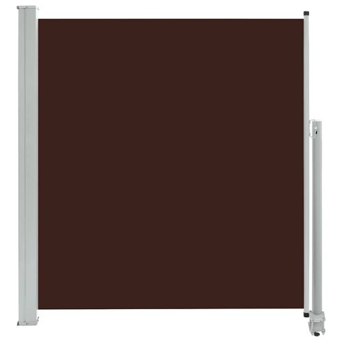 Maison Chic Zložljiva stranska tenda - Senčniki za teraso 140x300 cm rjava, (22039597) Slike