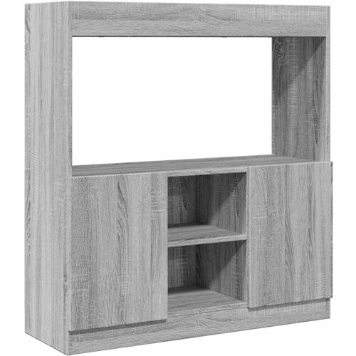 Maison Chic Visoka omara - Komoda - Predalnik siva sonoma 92x33x100 cm inženirski les, (21720552) Cene