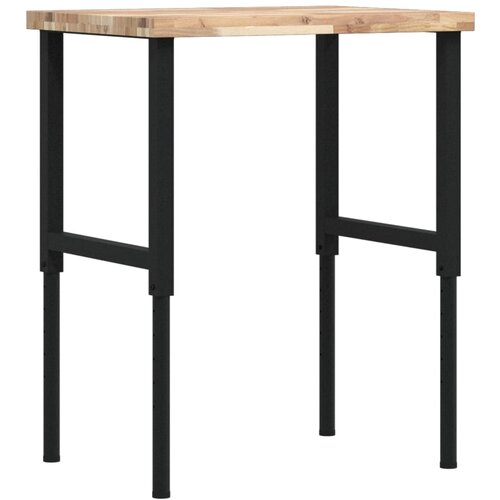 vidaXL Delovna miza 80x60x(73-99,5) cm trden akacijev les pravokotna Cene