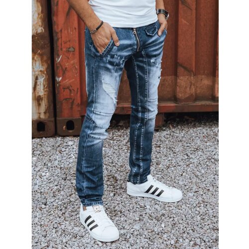 DStreet UX3828 navy blue men's jeans Slike