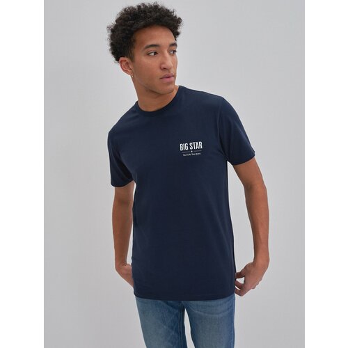 Big Star Man's T-shirt 152168 Navy Blue 403 Slike