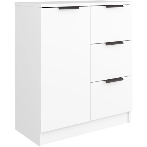 Maison Chic Komoda - Predalnik bela 60x30x70 cm konstruiran les, (21716174) Cene