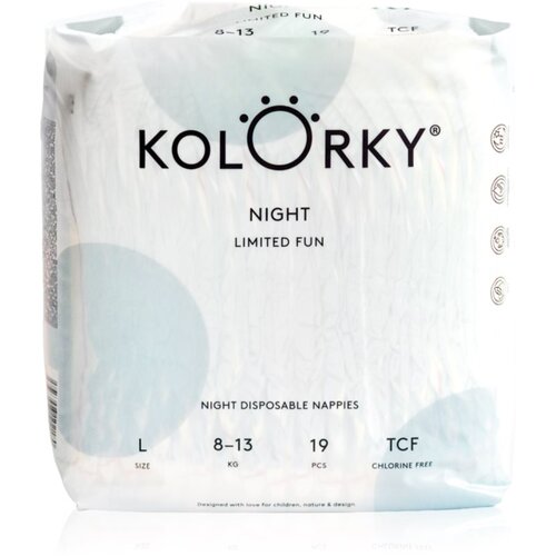 Kolorky Night Limited Fun jednokratne pelene za noć veličina L 8-13 kg 19 kom Cijene