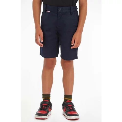 Tommy Hilfiger Otroške kratke hlače Mornarsko modra barva