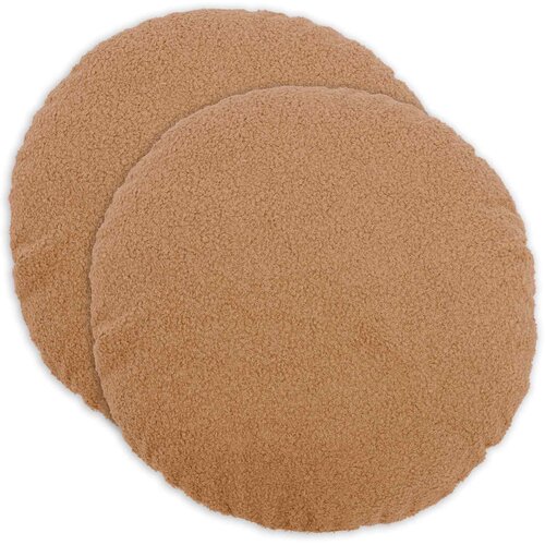  Presvlaka za jastuk 2 pcs HEERLEN Bež Ø 40 cm Bouclé Cene