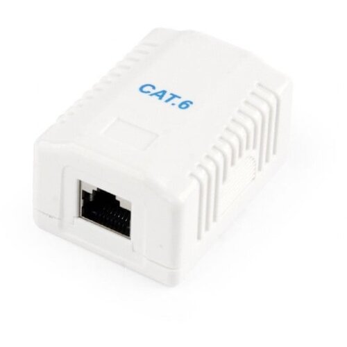 Gembird NCAC-1F6-01 CAT6 FTP kutija za povrsinsku montazu sa jednim portom RJ-45 8P8C Slike