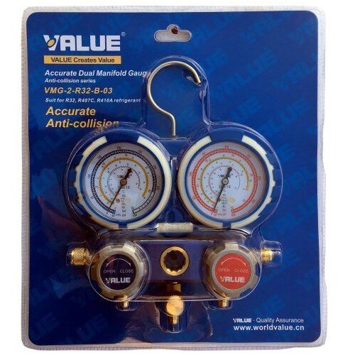 Value Set FR manometar 2/2, R-32 R-134A R-407C R-410A VMG-2-R32-B-03 F68 Slike