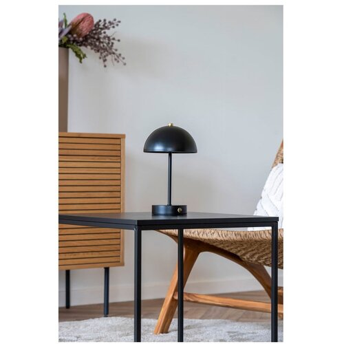 House Nordic Sijajno črna LED namizna svetilka (vi&amp;scaron;ina 25 cm) Holt &amp;ndash; Slike