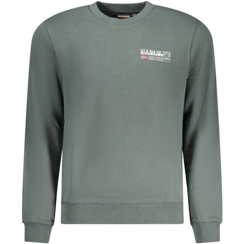 Napapijri SWEATSHIRT WITHOUT ZIP MEN GREEN Slike