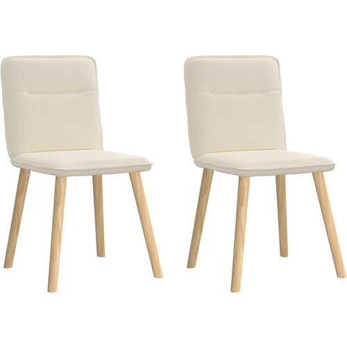 vidaXL Jedilni stol 2 kosa platno Cene