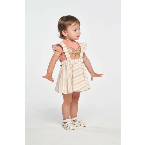 Birba Trybeyond Dječja suknja boja: bež, mini, širi se prema dolje