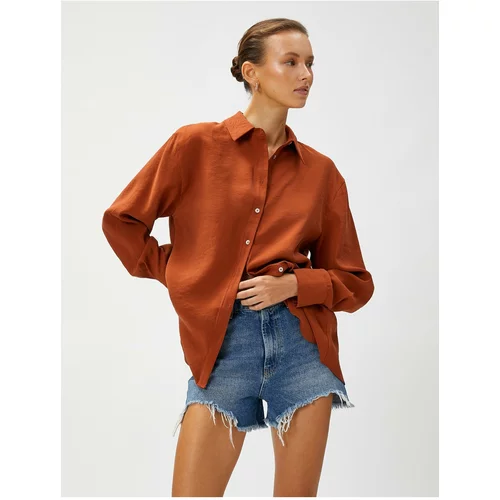 Koton Shirt - Brown - Regular fit