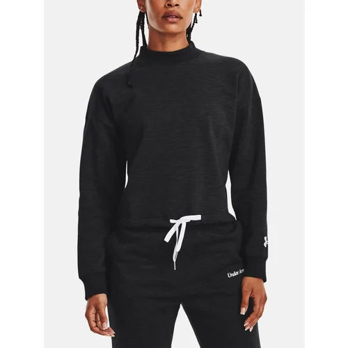 Under Armour Sweatshirt Essential Script Crew-BLK - Women