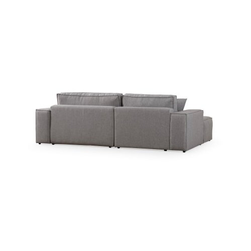 Atelier Del Sofa Kutna sofa Pirlo 145x43x206cm Svijetlo siva Slike