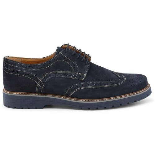 Duca di Morrone Nizki čevlji Tancredi - Suede Blue Modra Cene