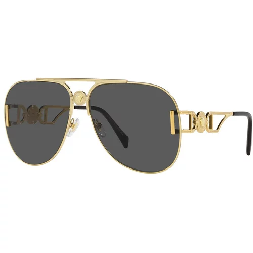 Versace Sončna očala zlata / črna