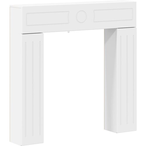  Okvir za kamin Bijela 102 x 18 x 100,5 cm Konstruirano drvo Slike