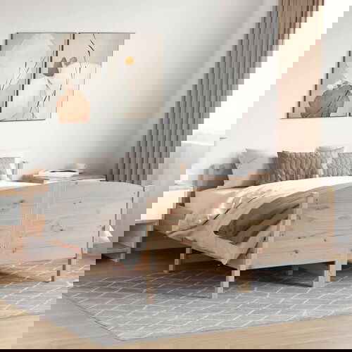 Furnova Posteljni okvir brez vzmetnice 140x200 cm trdna borovina, (21938904) Slike