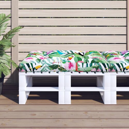 VidaXL Jastuk za palete vi&amp;scaron;ebojni 120 x 80 x 12 cm od tkanine Slike