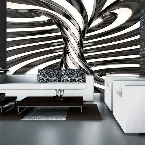  tapeta - Black and white swirl 350x245