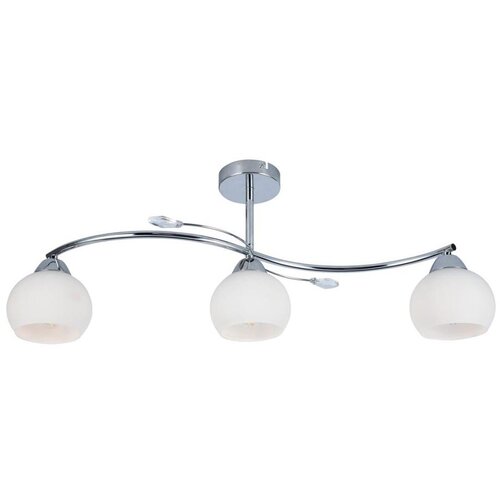  Luster na šipci CONNOR 3xE27/15W/230V sjajni hrom/bela Cene