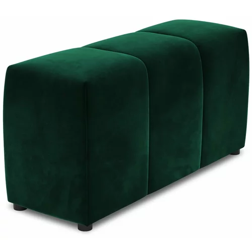 Cosmopolitan Design Zeleni baršunasti naslon za ruke za modularnu sofu Rome Velvet -