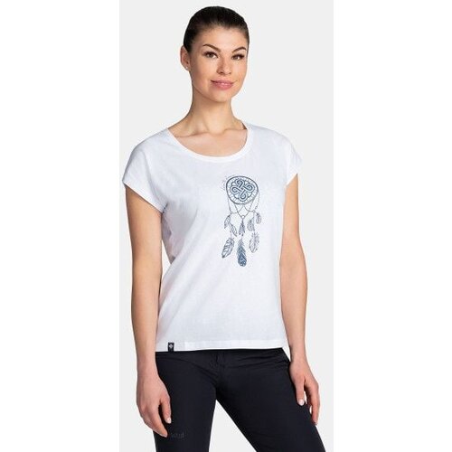 Kilpi Women's cotton T-shirt ROANE-W White Cene