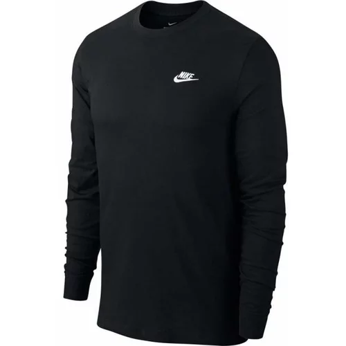 Nike NSW CLUB TEE - LS Muška majica, crna, veličina