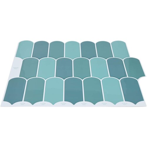  Pernata pločica 20 pcs Plava 30 x 30 cm Poliuretan i PET Slike