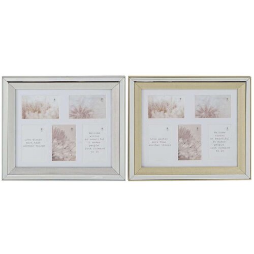  Okvir za sliku DKD Home Decor zlatan Srebrna Aluminij Kristal polistiren tradicionalan 47 x 2 x 40 cm (2 kom.) Cene