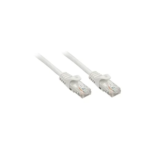 Lindy 48401 RJ45 mrežni kabel, Patch kabel cat 5e U/UTP 1 m siva 1 St.