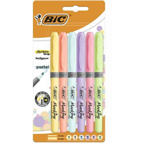 Bic Set 6 Barvnih Fluorescenčnih Označevalcev (22138823) Cene