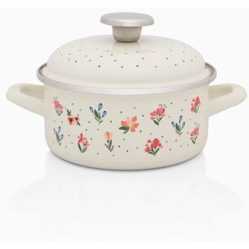 Metalac plitka šerpa CVETNE RADOSTI 16cm/1,5lit Cene