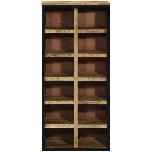  Ormar za cipele 50 x 30 x 110 cm Čvrsto drvo manga Smeđa Slike