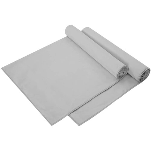 vidaXL &Scaron;portne brisače 2 pcs Siva 140 x 70 cm Poliester in poliamid, (5000064715) Cene