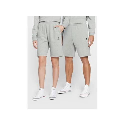 Converse Športne kratke hlače Unisex Core 10023875-A02 Siva Regular Fit