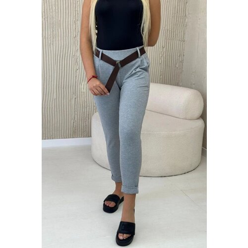 Kesi Punto Milano winter pants with belt gray Cijene