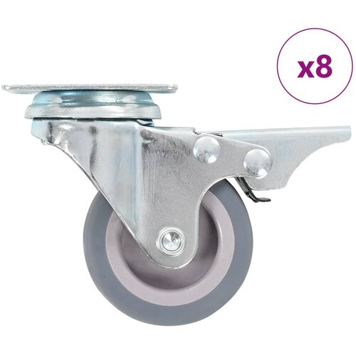 VidaXL Okretni kotačići 8 kom 50 mm Slike
