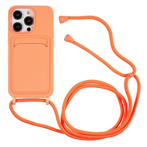 INORCO Tekoči silikonski ovitek za iPhone 13 Pro Max 6,7 palčni za&amp;scaron;čitni ovitek za telefon proti padcem z režo za kartico, trak, (22034540) Slike