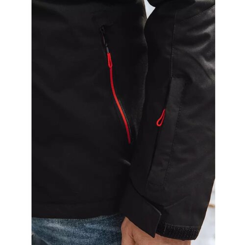DStreet Black men's winter jacket TX4239 Slike