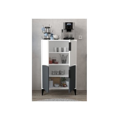 Hanah home Multifunkcionalna komoda, antracit Cene