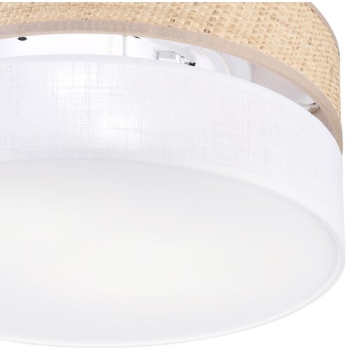  plafonsko svetlo sirja double boho 2xE14/15W/230V, prečnik 35 cm, bež/bela Slike