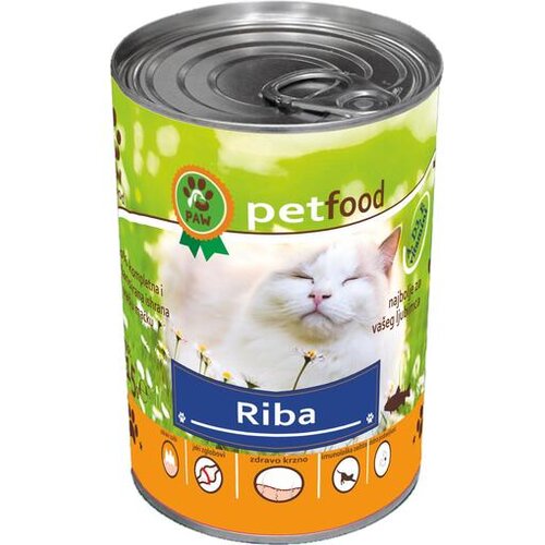 Paw PETFOOD HRANA ZA MAČKE RIBA 415G PETFOOD Cijene