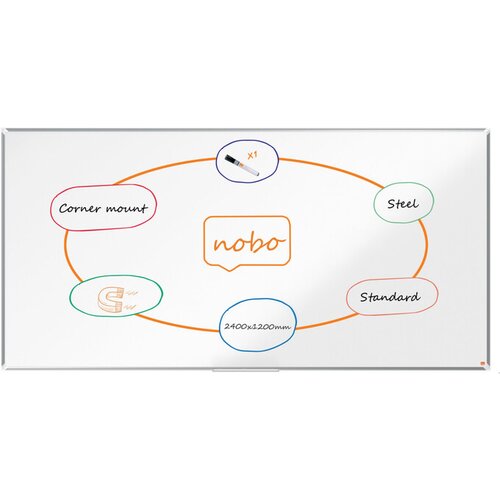 Nobo Tabla magnetna 120x240 premiumplus lakirna 1915163 Slike