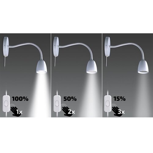  Brilagi - prigu&amp;scaron;iva fleksibilna LED lampica LED/4W/230V bela Slike