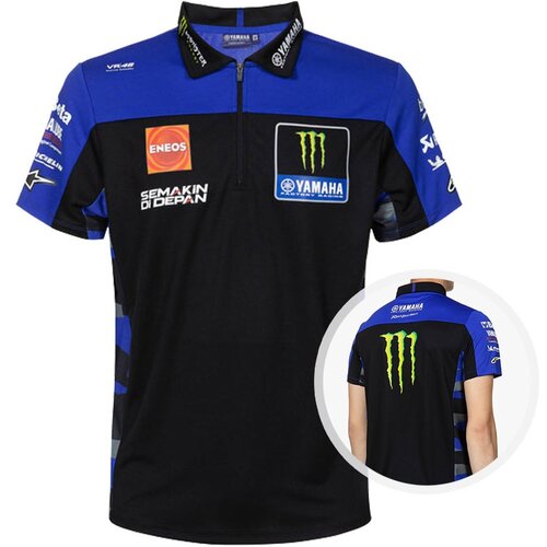  Muška Vr46 Monster Energy Yamaha Team Replica polo majica Cijene